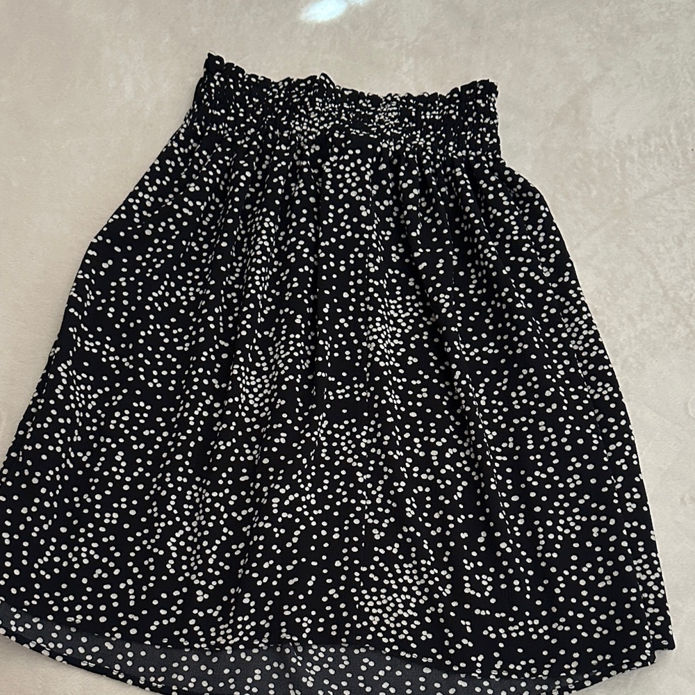 LuLaRoe Black and White Dot  Skirt